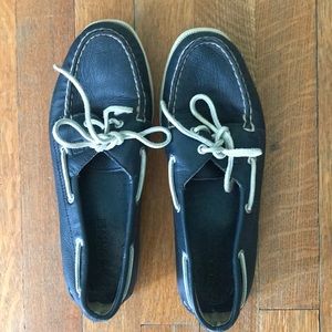 Navy Sperry Top-Sider Boat Shoes Women’s 8.5